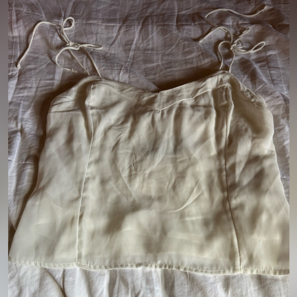 Abercrombie and Fitch Cream Top